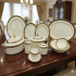 61-piece Imported Bone China set