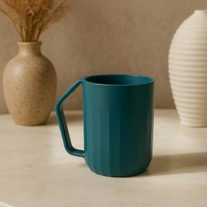 Ziba Premium Faceted Grip Mug – Modern Lightweight Drinking Cup