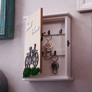 Wooden Wall Hanging Key Box