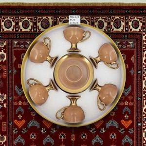 6Pcs Cup Saucer Champion Beige-MG313