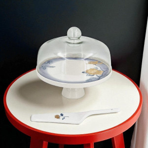 Cake Lifter+Cover Flower ANGELA 4c-MK124