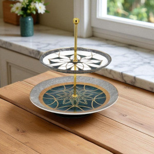 2Tier Serving Stand GreenDesign A-MK216