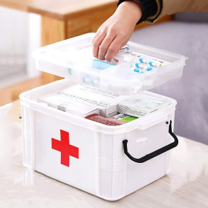 First Aid Kit Medicine Storage Box