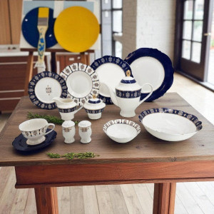 47Pc DinnerSet D-BlueShed ANGLA 1c-RM223