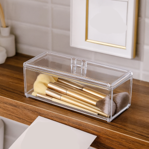 Acrylic Cosmetic Brush Holder – Makeup Organizer