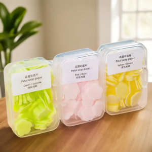 Mini Scented Paper Soap Petals – 100pcs Portable Travel & Hygiene Pack | Adornia.pk