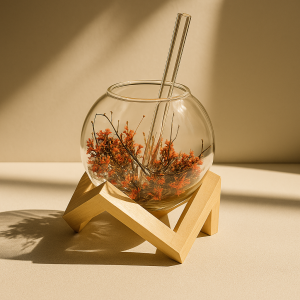 Double-Walled Lunar Glass Cup â€“ 250ml