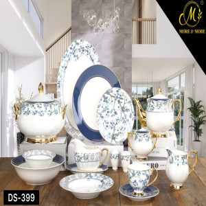 JOHANSON BROS Dinner Set – Elegant 65 & 89 Pcs Full Crockery for 8 & 12 Persons | Premium Ceramic Tableware Collection