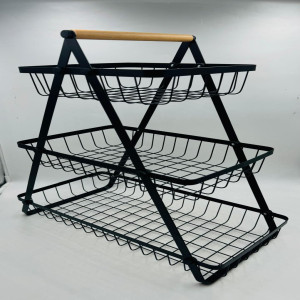 Metal Fruit Basket 3-Tier
