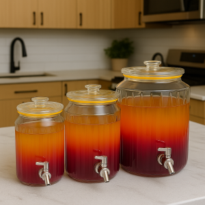 Acrylic Beverage Cooler – Large Drink Dispenser