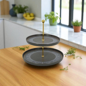 2Tier Pastry Gray Full Design 12c-MK265