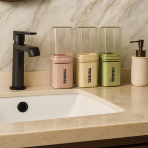 Multifunctional Portable Acrylic Toothbrush Holder