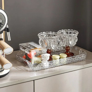 Transparent Luxury Multipurpose Tray Organizer