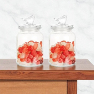 2Pcs Storage Jar Set 980ml 8c-SD-021
