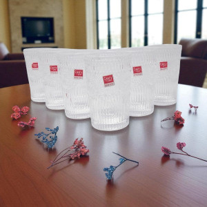 Glass 6Pcs Set 365ml 8c-1988-184