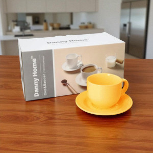 Cup Saucer Set 6Pcs 220ml 6c-SYP43-08