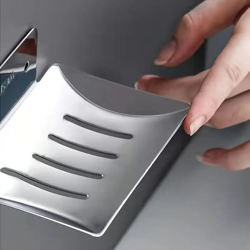 Wall Mounted Soap Dish With Drain Heavy Quality