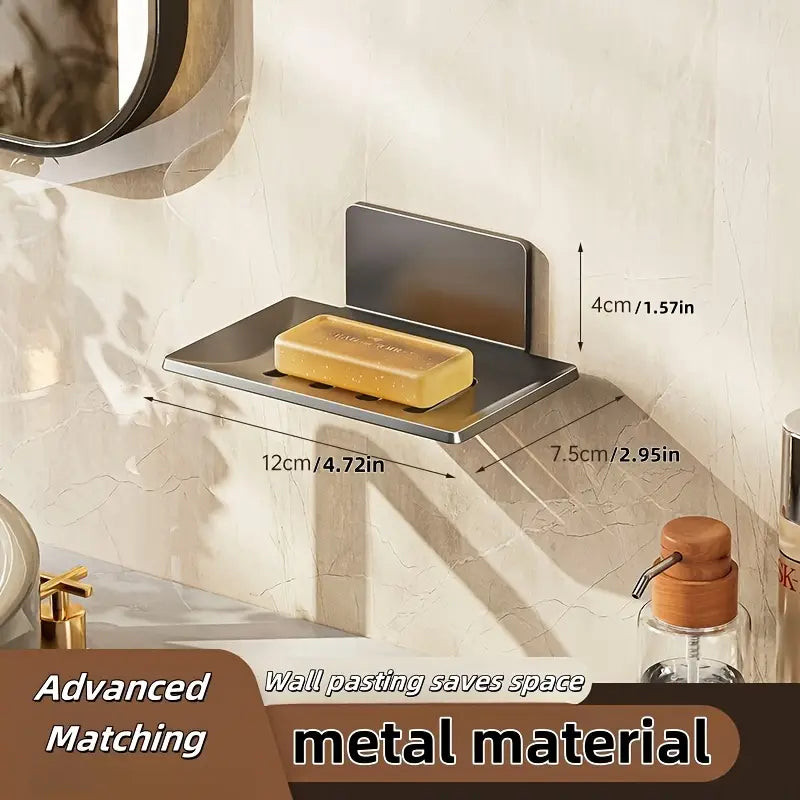 Wall Mounted Soap Dish With Drain Heavy Quality