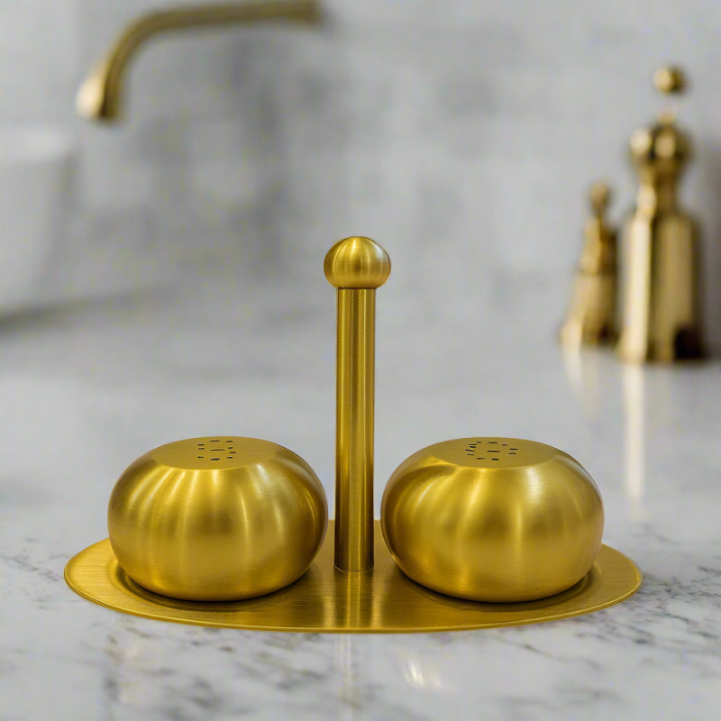 Golden Salt & Pepper Shaker Set – B7555G (B6328G)