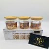 3-Pcs Glass Jar Set 220ml