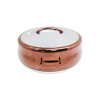 HotPot 4Ltr - Round Choclate Silver