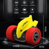 Rechargeable Radio Remote Control Stunt Somersault Race Car Vehicle Toy with Light for Kids|Boys|Girls (Multi-Color).