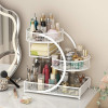 Multi-Tier Metal Makeup Storage Rack for Vanity