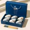 Japanese Heritage Ceramic Bowls - Set of 6