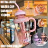 Large Capacity Detox Drain Water Sipper Bottle