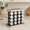 16 Jar Countertop Spice Organizer Rack