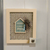 Luxury Wooden Wall Key Holder Frame – Home Is Where The Heart Is