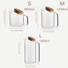 Heat-Resistant Borosilicate Glass Teapot with Cork Lid – Flower Kettle