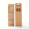 Zero-Waste Glass Straw Set – Eco-Friendly Reusable Drinking Straws