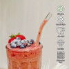 Sustainable Glass Straw Set – Reusable Straws for Smoothies and Drinks