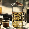 Heat-Resistant Borosilicate Glass Teapot with Cork Lid – Flower Kettle