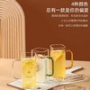 Square Glass Mug Breakfast-Multipurpose