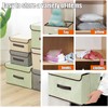Fabric Cube Storage Box, Imitation Linen Storage Bin with Lid, Quilt Clothes Storage Bag, Non-woven Storage Basket, Multipurpose Practical Sundries Box, Large Capacity Household Storage Organizer