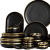 Elegant ceramic dinner set for 6