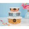 Limon Printed Glass Jar 3 Pcs Set-copy