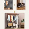 Metal Garment Rack Heavy Duty Indoor Bedroom Clothes Coat Stand Shoes Rack