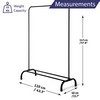 Metal Garment Rack Heavy Duty Indoor Bedroom Clothes Coat Stand Shoes Rack