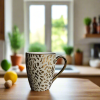 Luxury Gold Leopard Print Ceramic Mug – Stylish Coffee and Tea Cup