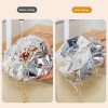PACK OF 30 FOOD GRADE ALUMINUM FOIL COVERS – REUSABLE FOOD INSULATION & STORAGE LIDS FOR COOKING AND KITCHEN USE