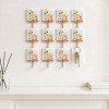 Multipurpose Wall Hooks, Set of 12 Strong Adhesive and Rust-Resistant Tree