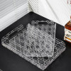 Transparent Luxury Multipurpose Tray Organizer