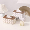 Nordic Modern Tissue Box With Wooden Lid