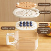 2 In 1 Fruit Strainer Container With Lid