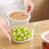 2 In 1 Fruit Strainer Container With Lid